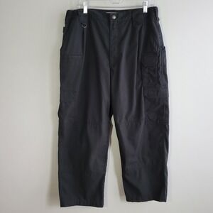 5.11 tactical mens 36 X 30 cargo pants black carpenter utility gorpcore goth